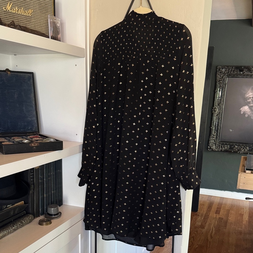 Target A New Day Elegant Black and Gold Women's Dress